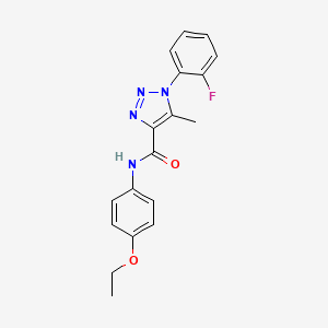 N-(4-ethoxyphenyl)-1-(2-fluorophenyl)-5-methyl-1H-1,2,3-triazole-4-carboxamide