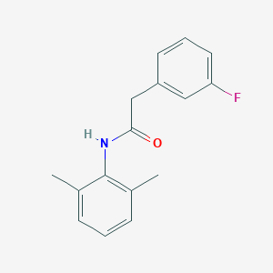 molecular formula C16H16FNO B250048 N-(2,6-dimethylphenyl)-2-(3-fluorophenyl)acetamide 