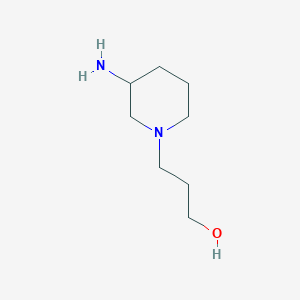 3-(3-Aminopiperidin-1-yl)propan-1-ol