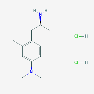 4-[(2S)-2-Aminopropyl]-N,N,3-trimethylaniline;dihydrochloride
