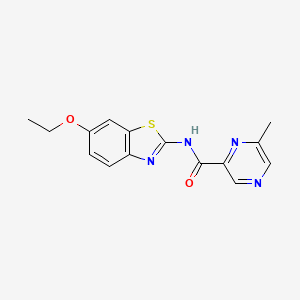 N-(6-Ethoxy-1,3-benzothiazol-2-yl)-6-methylpyrazine-2-carboxamide