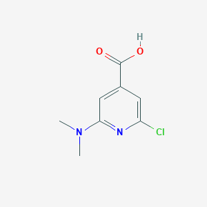 2-Chloro-6-(dimethylamino)isonicotinic acid