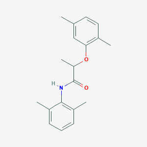 molecular formula C19H23NO2 B250053 2-(2,5-dimethylphenoxy)-N-(2,6-dimethylphenyl)propanamide 