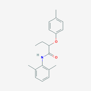 molecular formula C19H23NO2 B250054 N-(2,6-dimethylphenyl)-2-(4-methylphenoxy)butanamide 