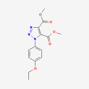 dimethyl 1-(4-ethoxyphenyl)-1H-1,2,3-triazole-4,5-dicarboxylate