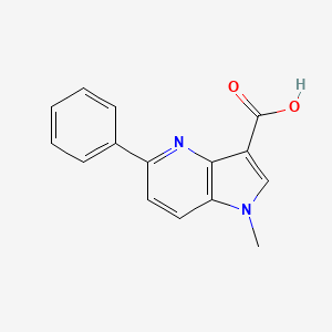 1-methyl-5-phenyl-1H-pyrrolo[3,2-b]pyridine-3-carboxylic acid