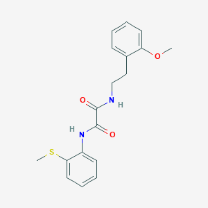 N1-(2-methoxyphenethyl)-N2-(2-(methylthio)phenyl)oxalamide