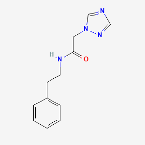 N-(2-phenylethyl)-2-(1H-1,2,4-triazol-1-yl)acetamide