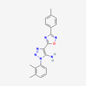 1-(2,3-dimethylphenyl)-4-[3-(4-methylphenyl)-1,2,4-oxadiazol-5-yl]-1H-1,2,3-triazol-5-amine