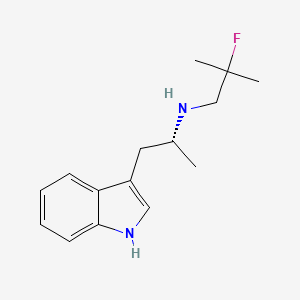 (R)-N-(1-(1H-indol-3-yl)propan-2-yl)-2-fluoro-2-methylpropan-1-amine