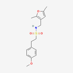 N-((2,5-dimethylfuran-3-yl)methyl)-2-(4-methoxyphenyl)ethanesulfonamide