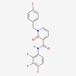 1-(4-fluorobenzyl)-2-oxo-N-(2,3,4-trifluorophenyl)-1,2-dihydropyridine-3-carboxamide