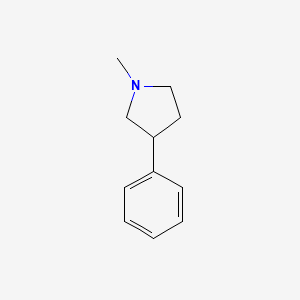 molecular formula C11H15N B2500617 1-甲基-3-苯基吡咯烷 CAS No. 19509-06-9