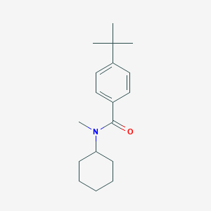molecular formula C18H27NO B250069 4-tert-butyl-N-cyclohexyl-N-methylbenzamide 