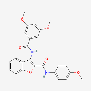 3-(3,5-dimethoxybenzamido)-N-(4-methoxyphenyl)benzofuran-2-carboxamide