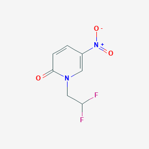 1-(2,2-Difluoroethyl)-5-nitro-1,2-dihydropyridin-2-one