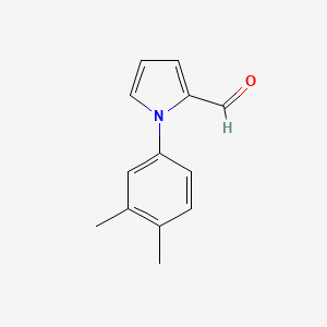 molecular formula C13H13NO B2500728 1-(3,4-二甲基苯基)-1H-吡咯-2-甲醛 CAS No. 383136-16-1