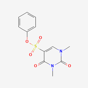 B2500738 1,3-Dimethyl-2,4-dioxo-5-pyrimidinesulfonic acid phenyl ester CAS No. 869070-39-3