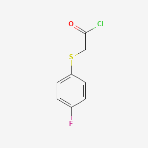 molecular formula C8H6ClFOS B2500765 (4-Fluorophenylthio)acetyl chloride CAS No. 70932-09-1