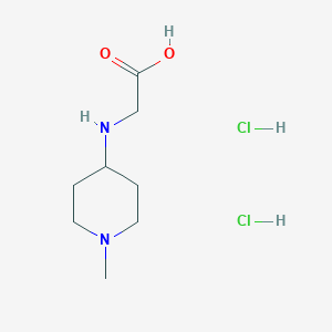 molecular formula C8H18Cl2N2O2 B2500774 N-(1-Methyl-4-piperidinyl)glycine dihydrochloride CAS No. 1987514-00-0; 856437-58-6