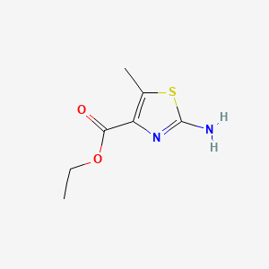 molecular formula C7H10N2O2S B2500838 Ethyl 2-amino-5-methylthiazole-4-carboxylate CAS No. 1698909-07-7; 72054-60-5