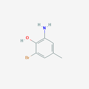 molecular formula C7H8BrNO B2500878 2-氨基-6-溴-4-甲基苯酚 CAS No. 343269-51-2