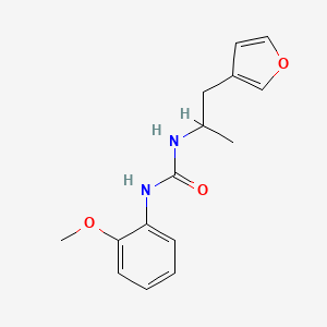 3-[1-(furan-3-yl)propan-2-yl]-1-(2-methoxyphenyl)urea