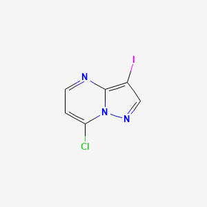 B2500905 7-Chloro-3-iodopyrazolo[1,5-a]pyrimidine CAS No. 1687740-23-3