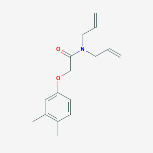 molecular formula C16H21NO2 B250091 N,N-diallyl-2-(3,4-dimethylphenoxy)acetamide 