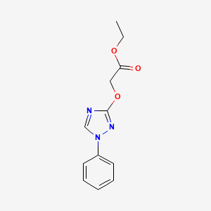 ethyl 2-[(1-phenyl-1H-1,2,4-triazol-3-yl)oxy]acetate