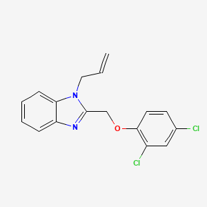 2-[(2,4-Dichlorophenoxy)methyl]-1-prop-2-enylbenzimidazole
