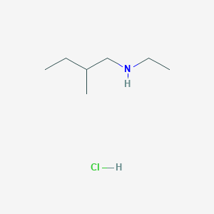 molecular formula C7H18ClN B2500942 Ethyl(2-methylbutyl)amine hydrochloride CAS No. 1375472-07-3