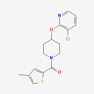 (4-((3-Chloropyridin-2-yl)oxy)piperidin-1-yl)(4-methylthiophen-2-yl)methanone