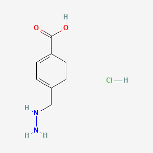 4-(Hydrazinylmethyl)benzoic acid hydrochloride