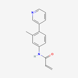 molecular formula C15H14N2O B2500958 N-(3-Methyl-4-pyridin-3-ylphenyl)prop-2-enamide CAS No. 2305518-74-3
