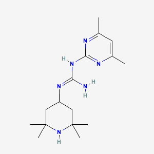 N-(4,6-dimethylpyrimidin-2-yl)-N'-(2,2,6,6-tetramethylpiperidin-4-yl)guanidine
