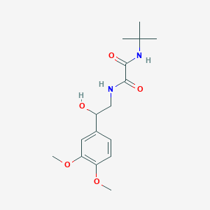 molecular formula C16H24N2O5 B2500975 N1-(tert-butyl)-N2-(2-(3,4-dimethoxyphenyl)-2-hydroxyethyl)oxalamide CAS No. 1797620-18-8