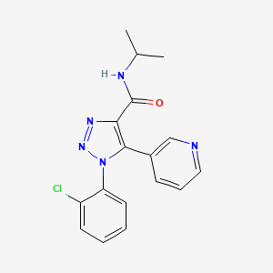 1-(2-chlorophenyl)-N-(propan-2-yl)-5-(pyridin-3-yl)-1H-1,2,3-triazole-4-carboxamide