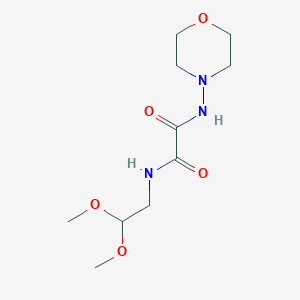 N-(2,2-Dimethoxyethyl)-N'-morpholin-4-yloxamide