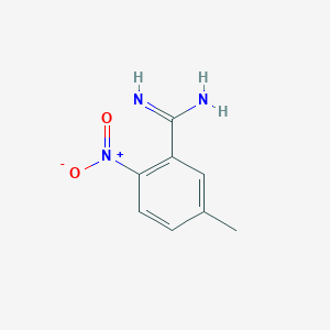 B2501008 5-Methyl-2-nitrobenzenecarboximidamide CAS No. 1378573-97-7