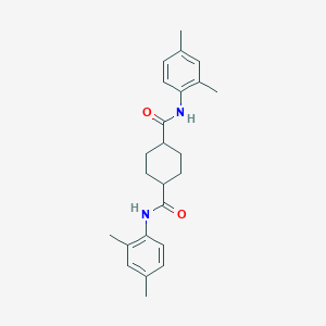 molecular formula C24H30N2O2 B250102 N,N'-bis(2,4-dimethylphenyl)cyclohexane-1,4-dicarboxamide 