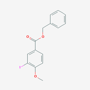 molecular formula C15H13IO3 B250103 Benzyl 3-iodo-4-methoxybenzoate 