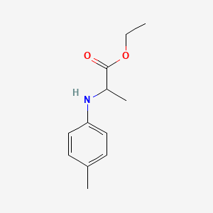 molecular formula C12H17NO2 B2501057 乙酸2-[(4-甲基苯基)氨基]丙酸酯 CAS No. 88911-99-3