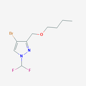 4-bromo-3-(butoxymethyl)-1-(difluoromethyl)-1H-pyrazole