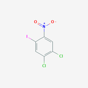 molecular formula C6H2Cl2INO2 B2501095 1,2-二氯-4-碘-5-硝基苯 CAS No. 1774898-47-3