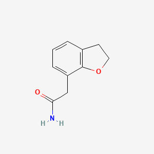 molecular formula C10H11NO2 B2501153 2-(2,3-Dihydro-1-benzofuran-7-yl)acetamide CAS No. 1379322-63-0