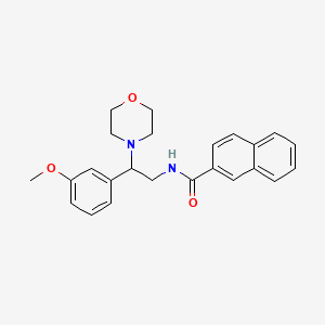 N-(2-(3-methoxyphenyl)-2-morpholinoethyl)-2-naphthamide