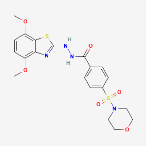 N'-(4,7-dimethoxybenzo[d]thiazol-2-yl)-4-(morpholinosulfonyl)benzohydrazide