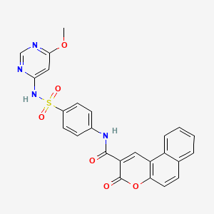 molecular formula C25H18N4O6S B2501174 C25H18N4O6S CAS No. 459413-93-5