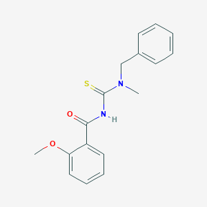 molecular formula C17H18N2O2S B250127 N-[benzyl(methyl)carbamothioyl]-2-methoxybenzamide 